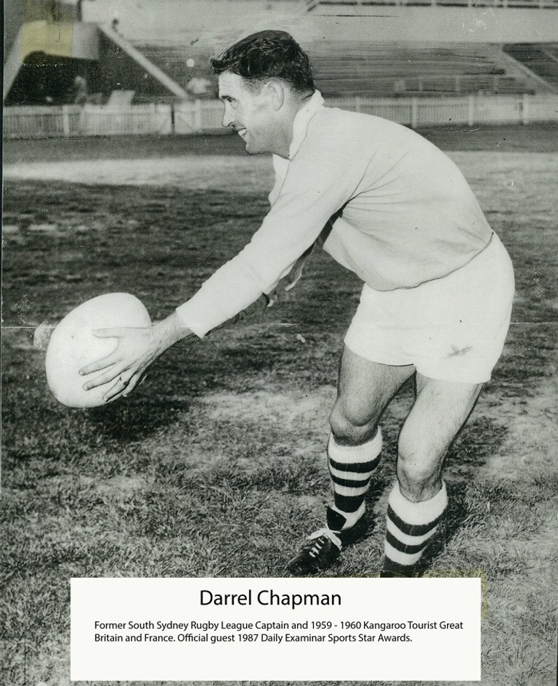 Darrel Chapman with football