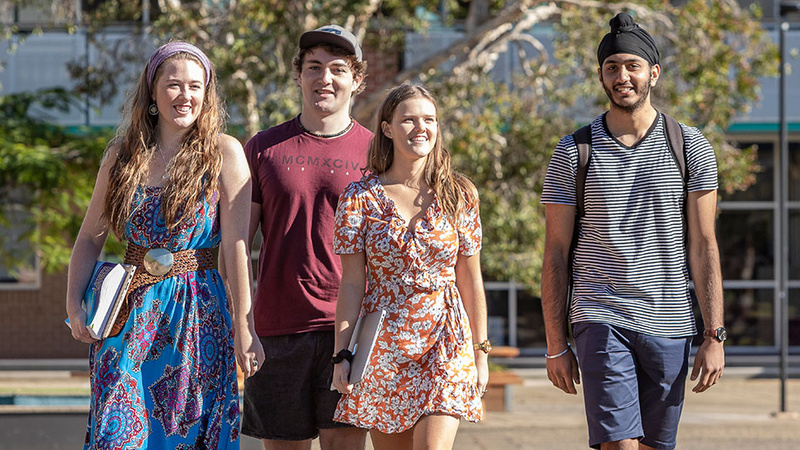 Early Offer - image shows students at Coffs Harbour campus