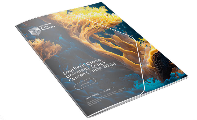 Front cover image only - Southern Cross University Quick Course Guide 2024