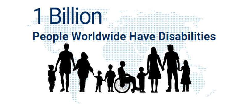 1 billion people worldwide have disabilities