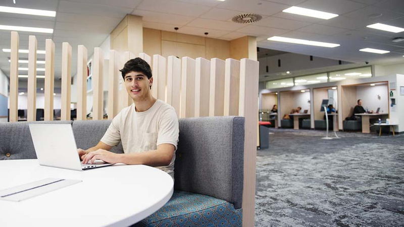 student at learning area Gold Coast campus