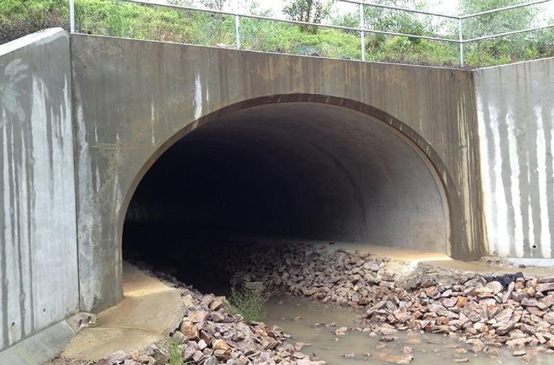 Combined wildlife and drainage underpass at Grafton NSW CREDIT Goldingay, Taylor, Parkyn