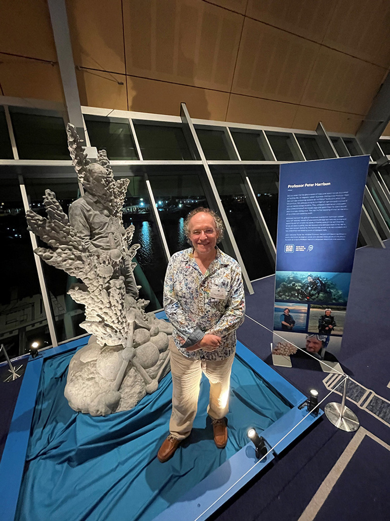 Peter Harrison with his Ocean Sentinel credit Peter Harrison