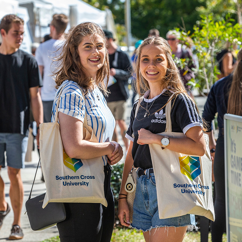 Future students on campus at Gold Coast open day