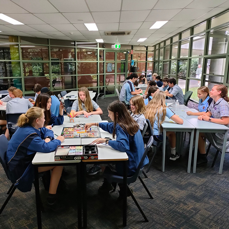 Trinity College students learning on campus at Lismore