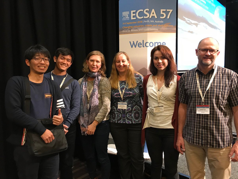 Students and staff at the ECSA conference in Perth 2018
