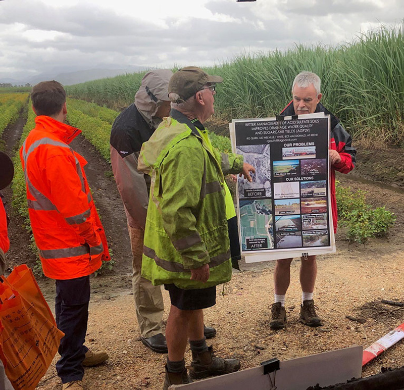 Field trip during the National Acid Sulfate Soils Short Course in March 2019