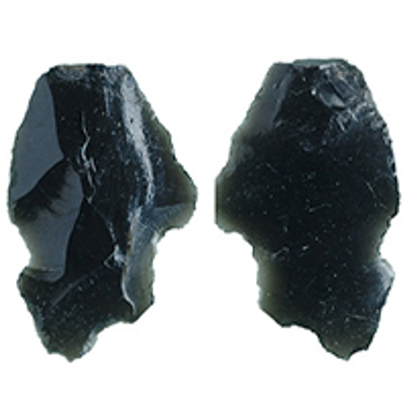 Obsidian, a volcanic glass