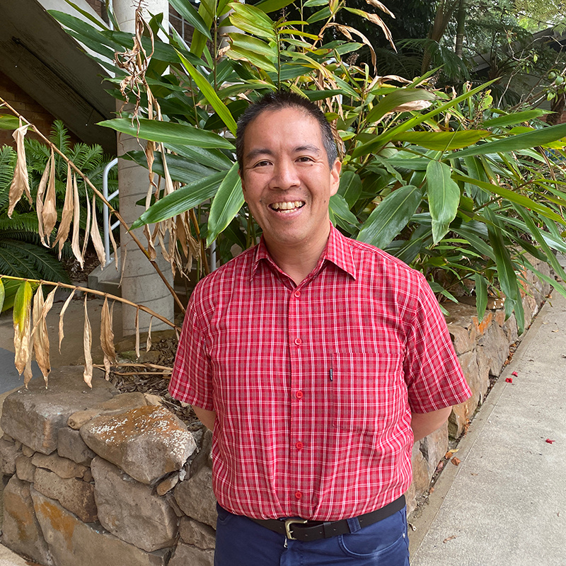 Dr Lachlan Yee outside at Lismore campus