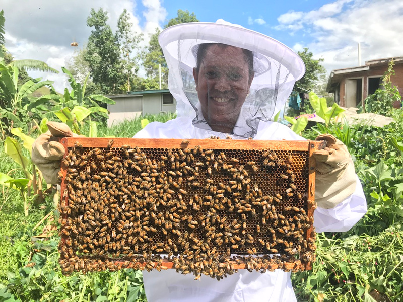 woaman beekeeper