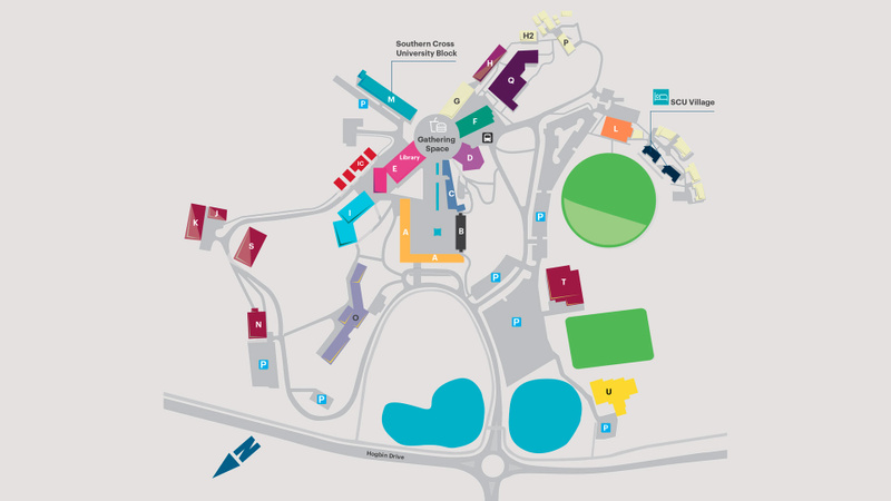 Coffs Harbour campus map