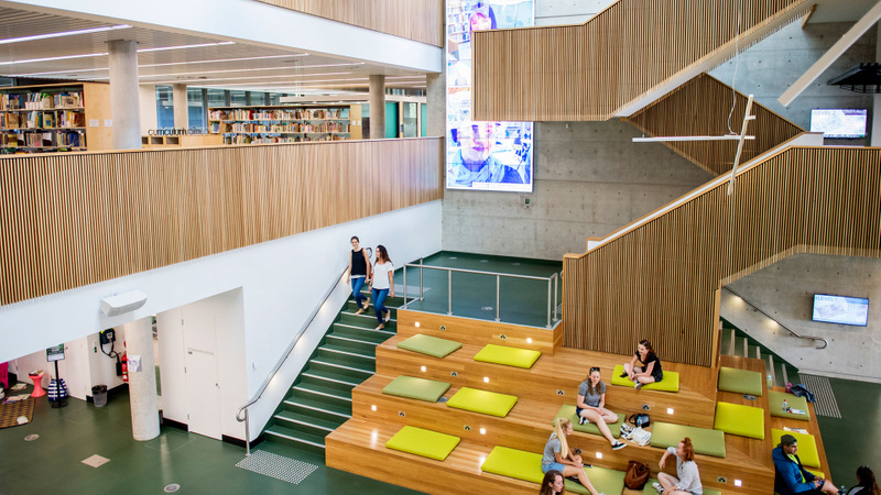 Inside the Learning Centre at Lismore campus